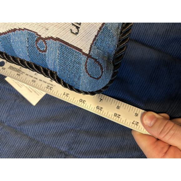 Vintage Cat Tapestry Pillow Exactly What Part Of Meow Dont You Understand Small - Picture 6 of 6